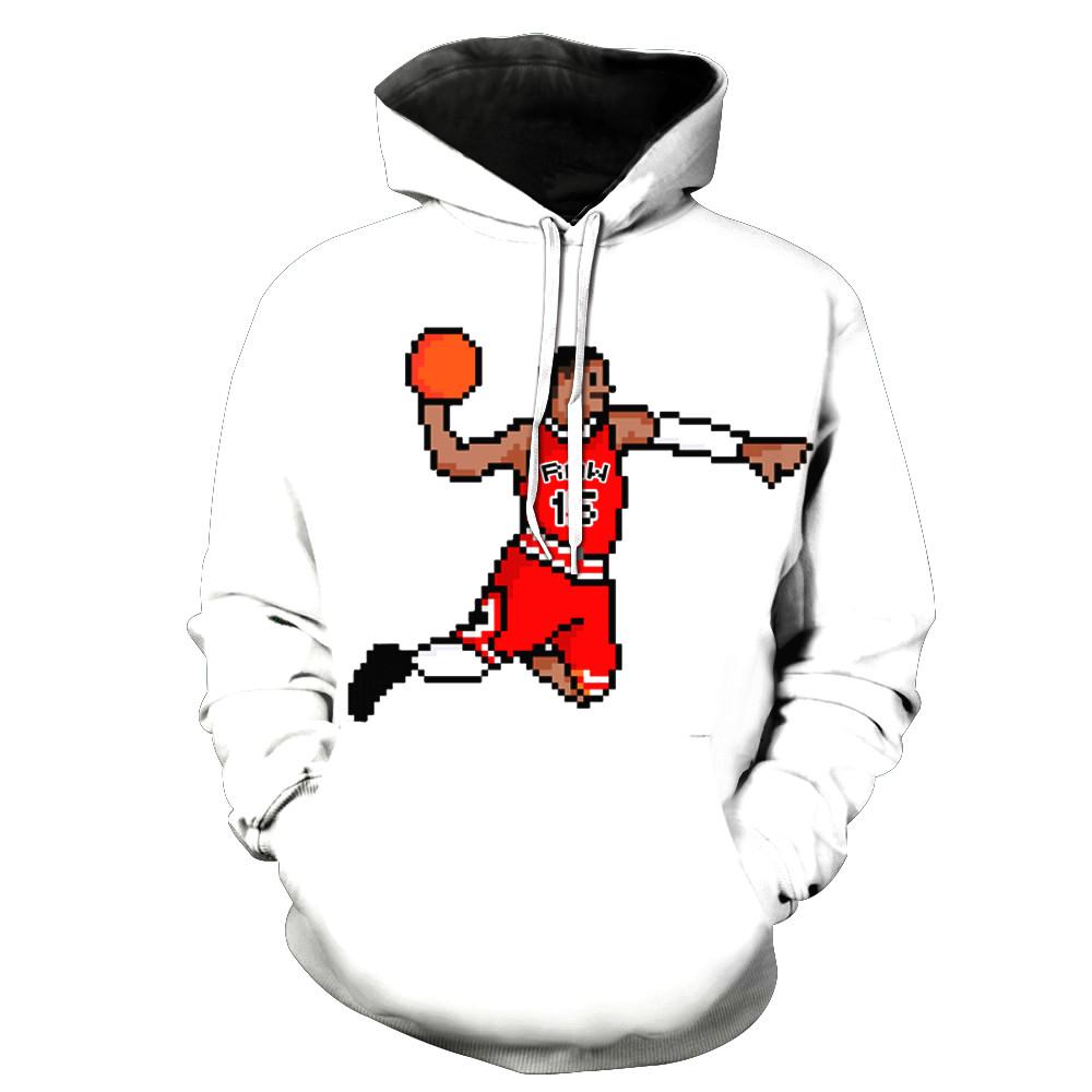 Pixel Ball Player Hoodie