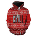 Netflix and Chill Christmas Hoodie