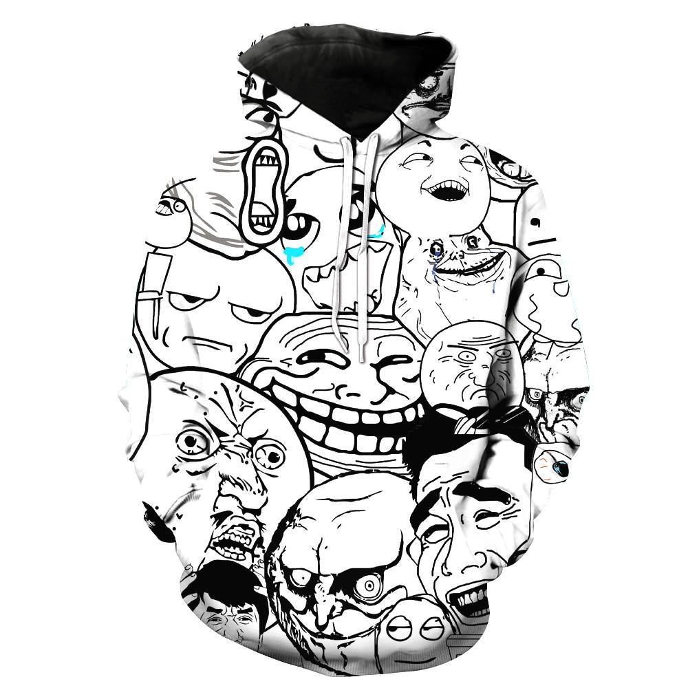 Meme Faces Hoodie