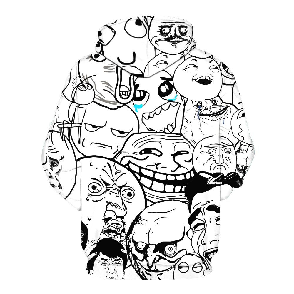Meme Faces Hoodie