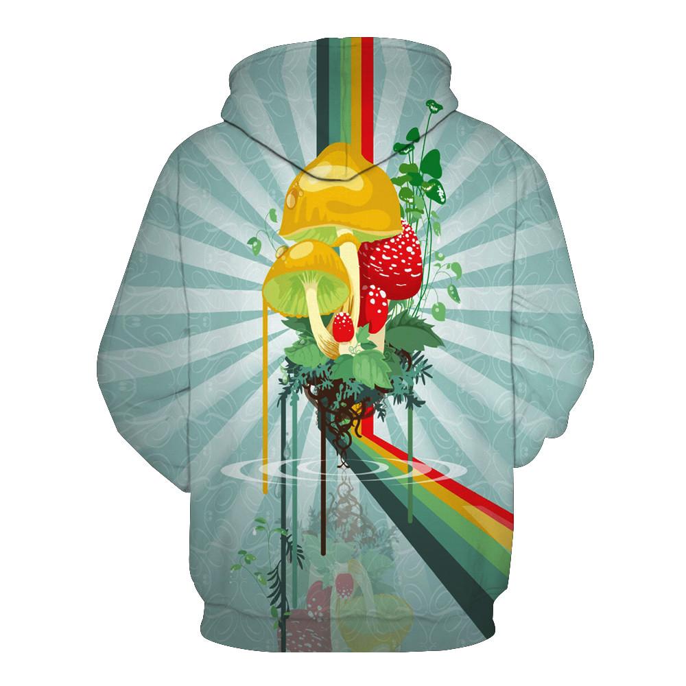 Rainbow Mushroom Fruit World Hoodie