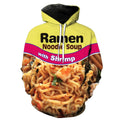 Shrimp Ramen Noodle Soup Hoodie