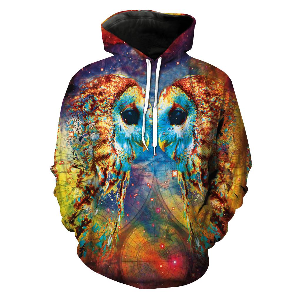 Neon Owls Hoodie