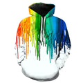 Dripping Rainbow Paint V2 Hoodie