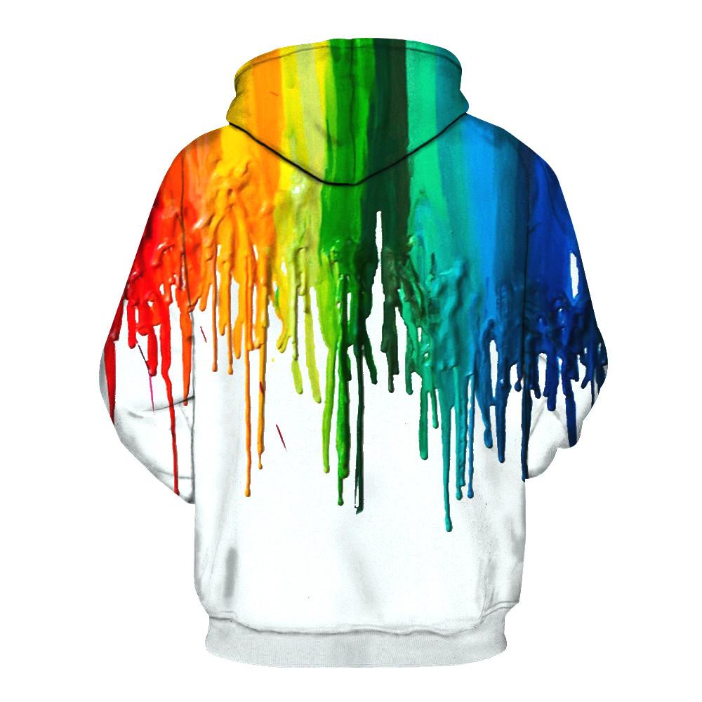 Dripping Rainbow Paint V2 Hoodie