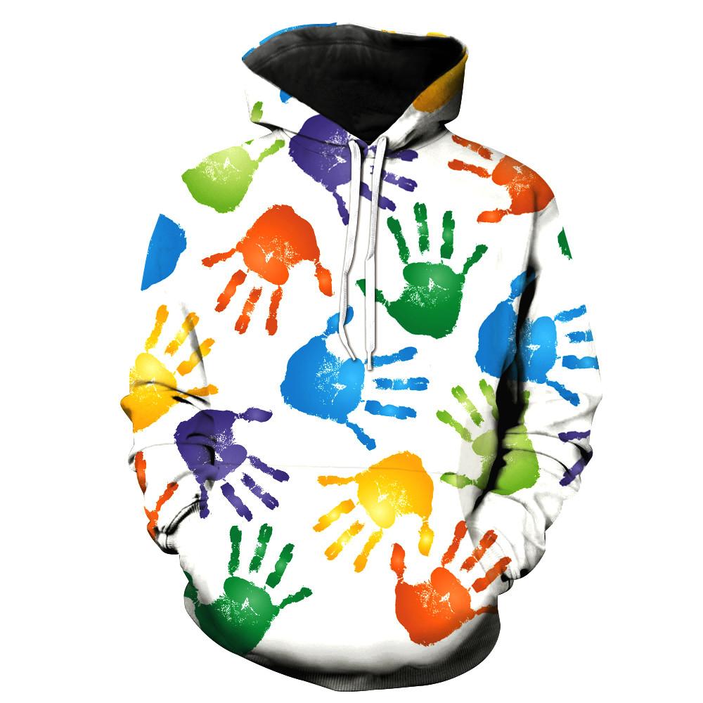 Painted Handprint Hoodie