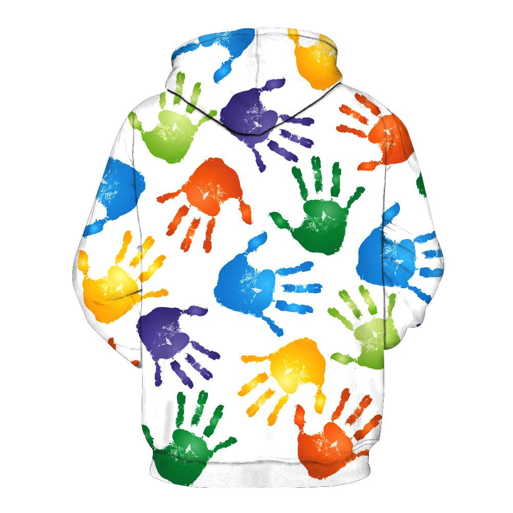 Painted Handprint Hoodie