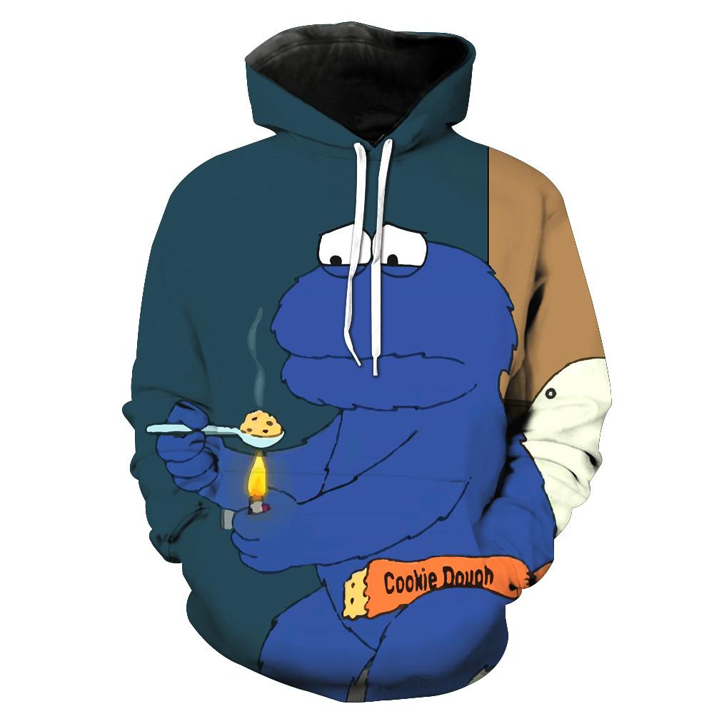 Cookie Monster Crackhead Hoodie