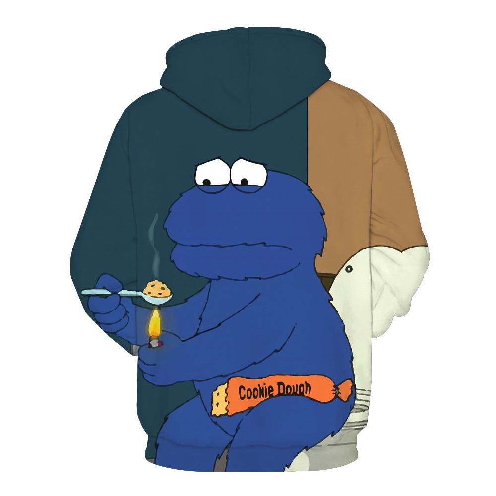 Cookie Monster Crackhead Hoodie