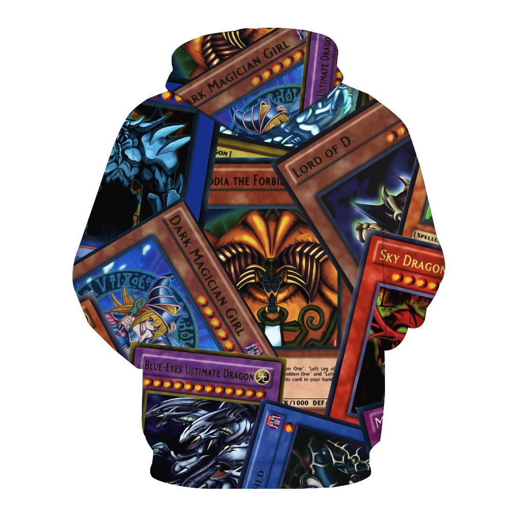 Yu-Gi-Oh! Trading Cards Collage Hoodie