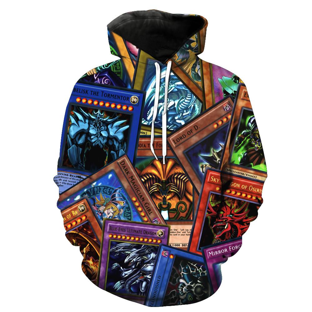 Yu-Gi-Oh! Trading Cards Collage Hoodie