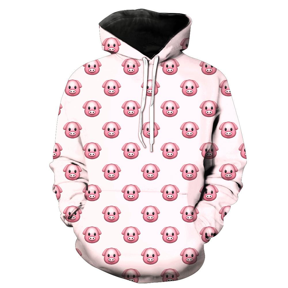 Pig Emoji Hoodie