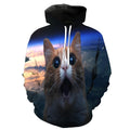 Surprised Cat Hoodie