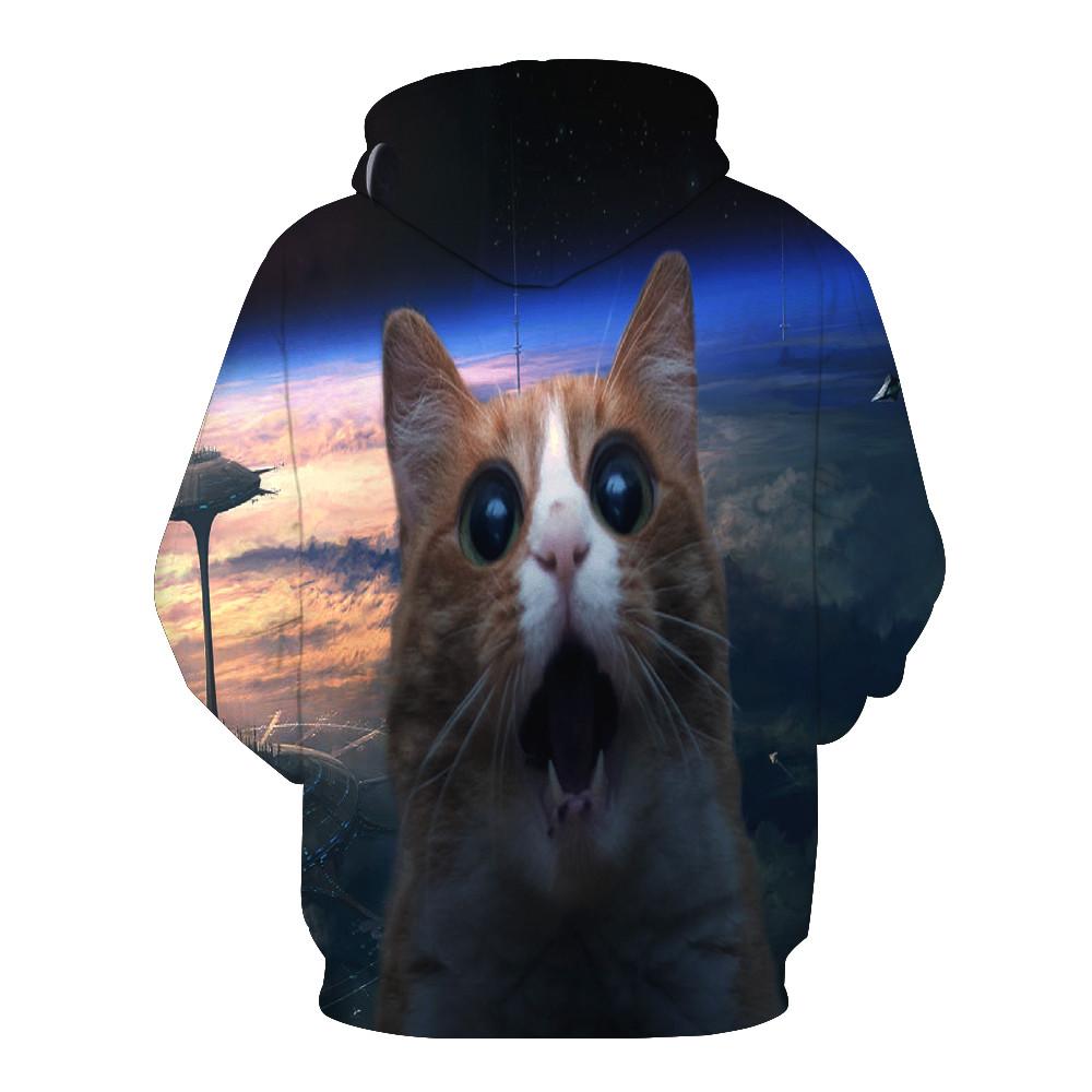Surprised Cat Hoodie