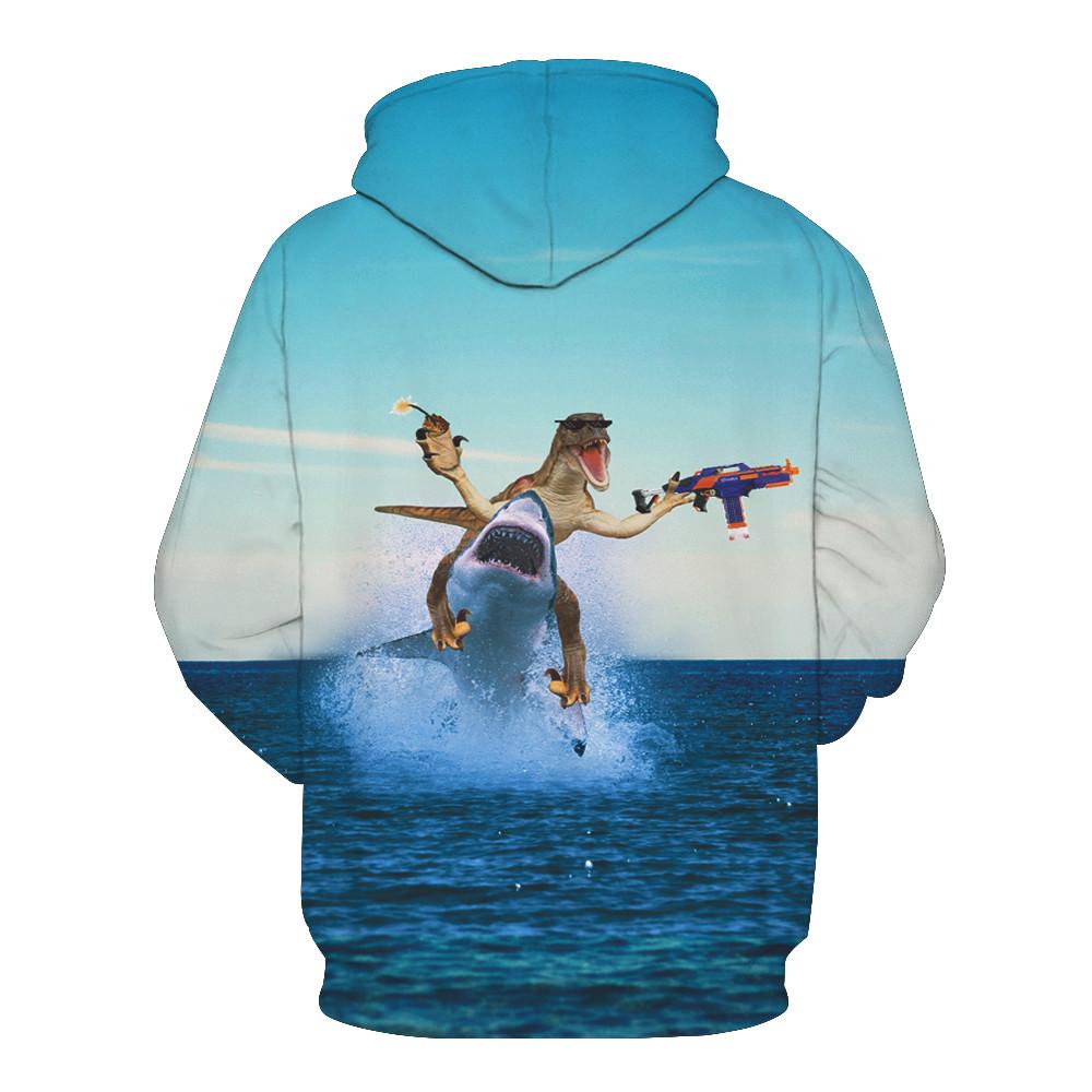 Shark Dinosaur Hoodie