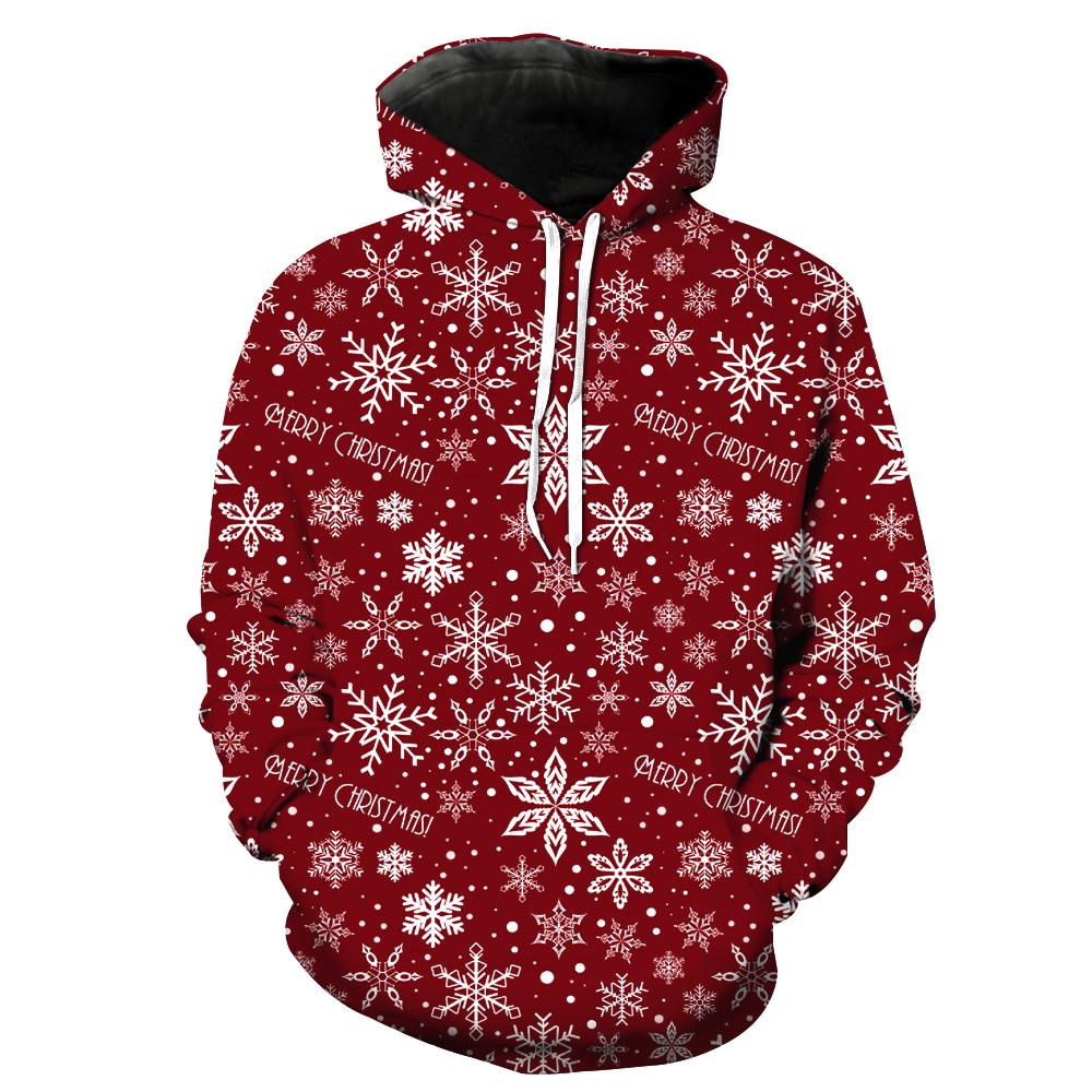 Merry Christmas Snowflakes Hoodie