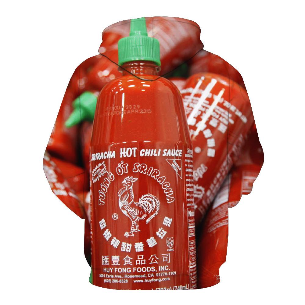 Sriracha Hot Chili Sauce V2 Hoodie