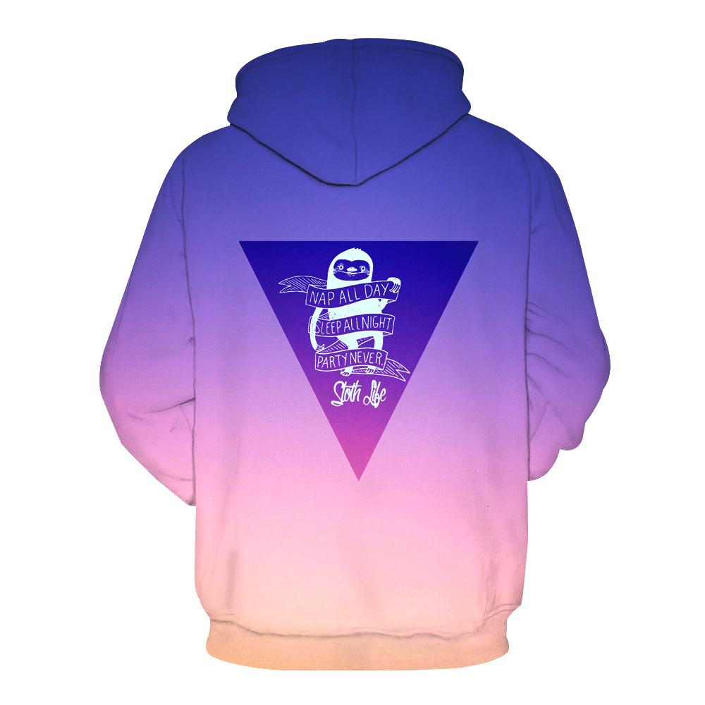 Nap All Day Sleep All Night Party Never Sloth Life Hoodie