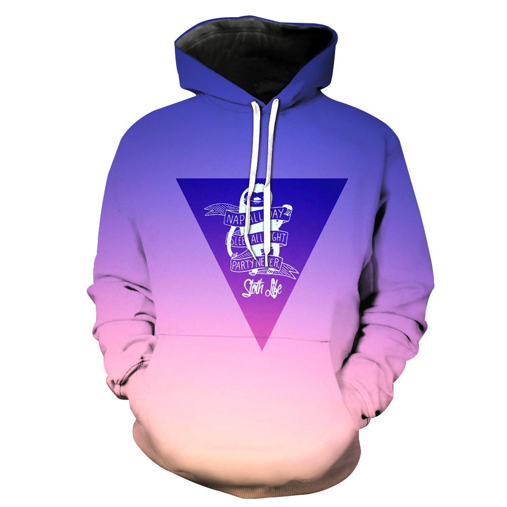 Nap All Day Sleep All Night Party Never Sloth Life Hoodie