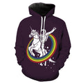 Rainbow Unicorn & Astronaut Epic Combo Hoodie