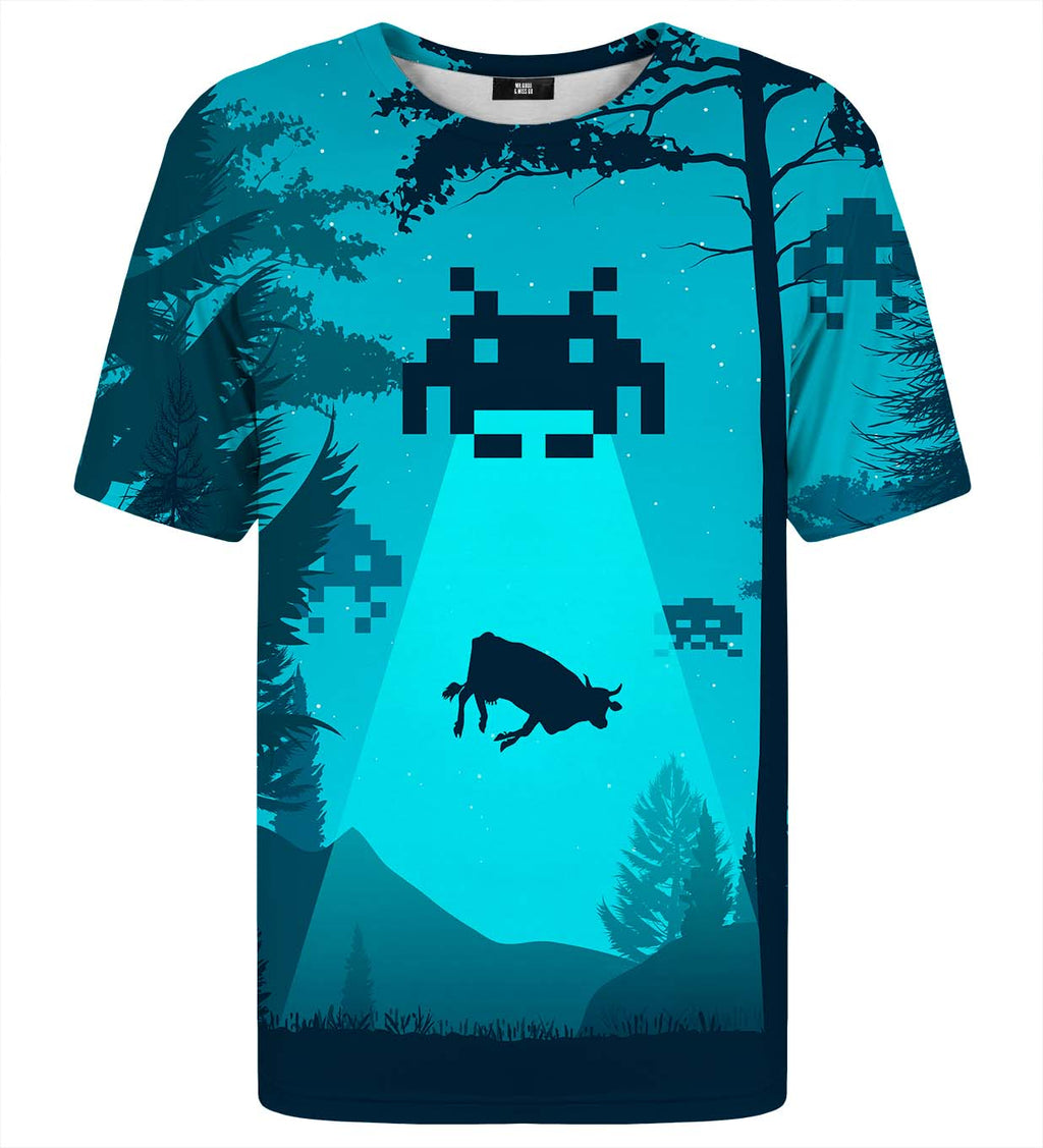Space Abduction Cow t-shirt