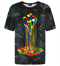 Melting Rubik Cube t-shirt