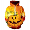 Halloween Pumpkin Orange Hoodie