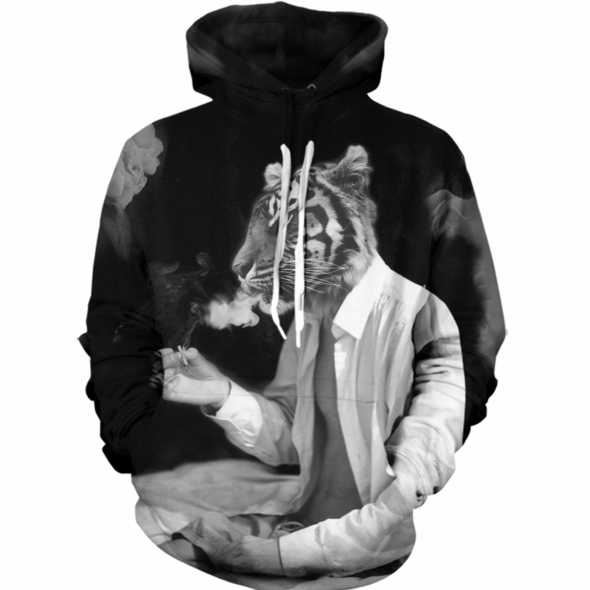 Smoking Tiger Hoodie