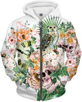 Interpretation of a dream - Owl with Skulls Hoodie