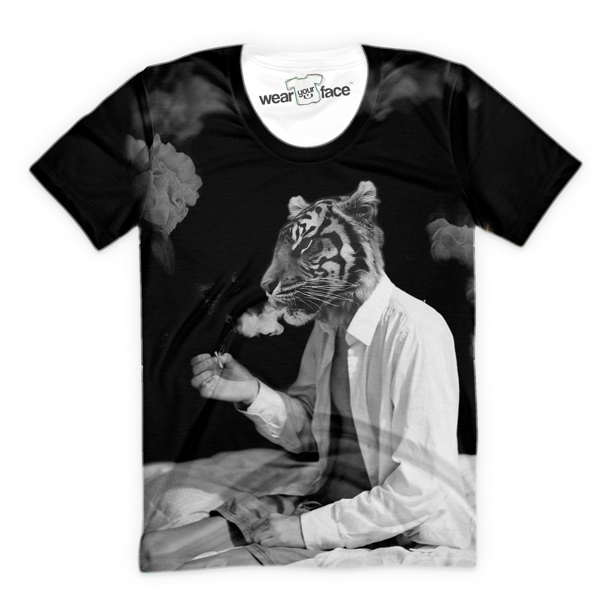 Smoking Tiger T-Shirt