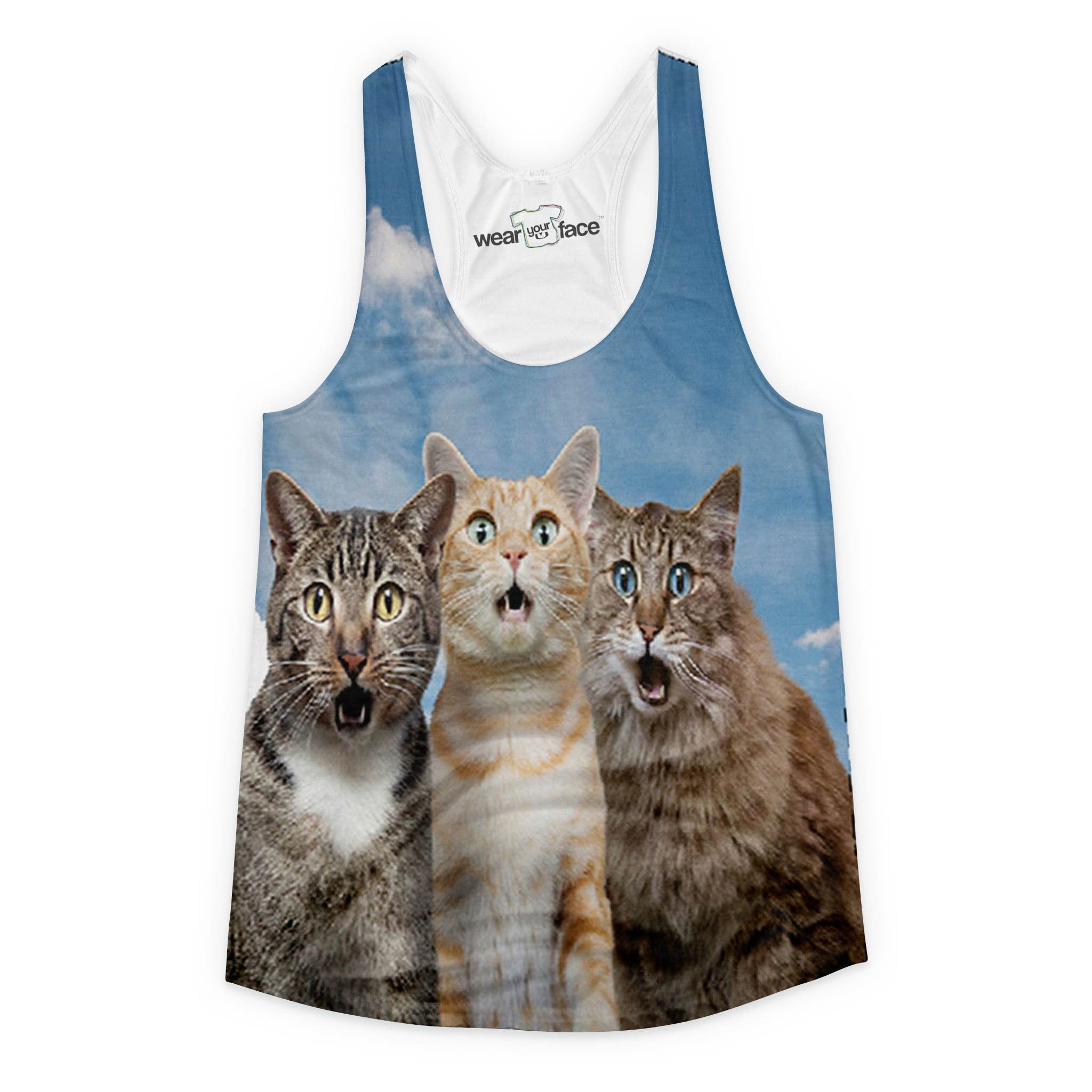 The Three Old Cats Girls Tank