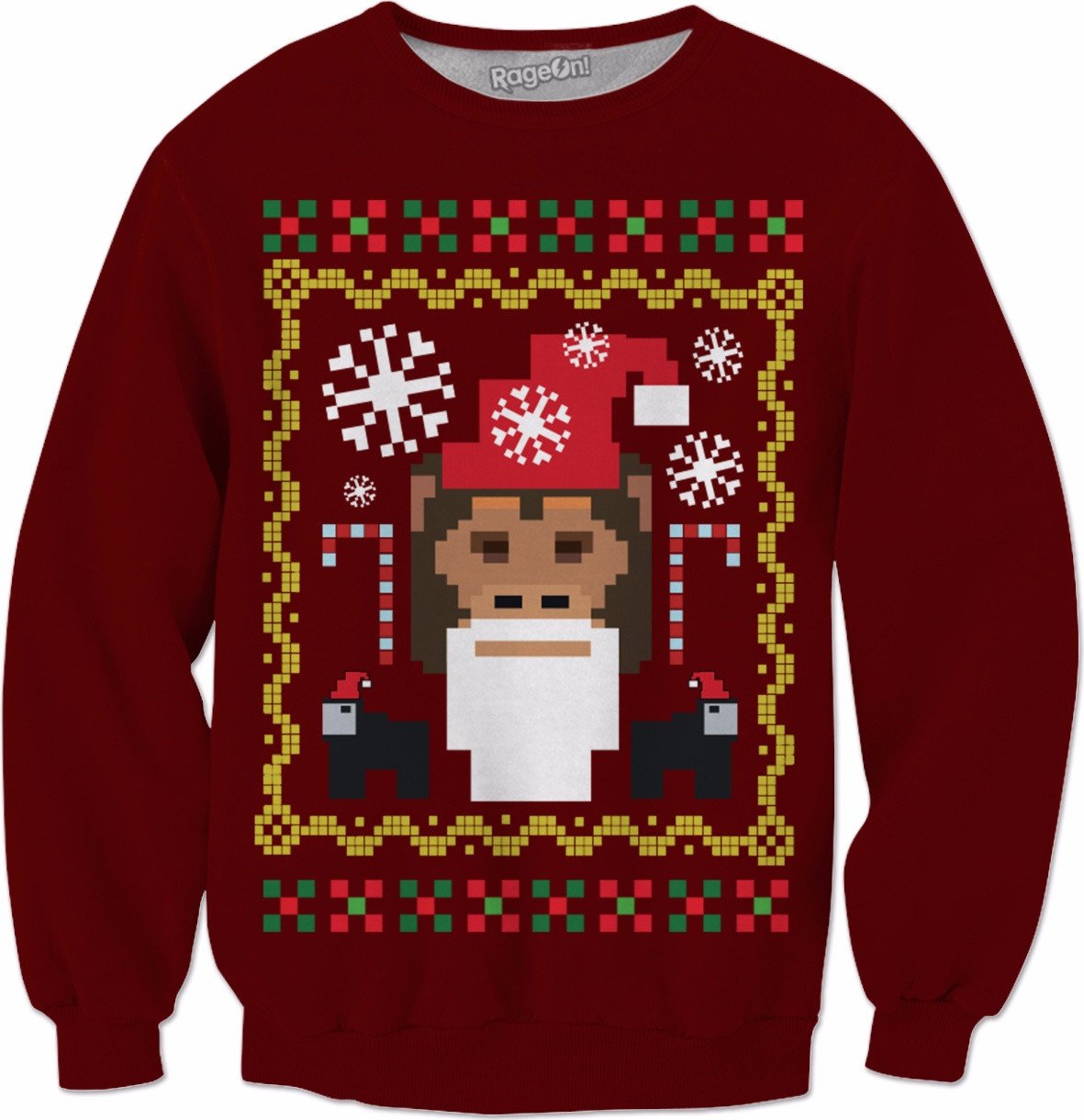 Harambe Claus Crewneck Sweatshirt