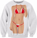 Santa Bikini Crewneck Sweatshirt