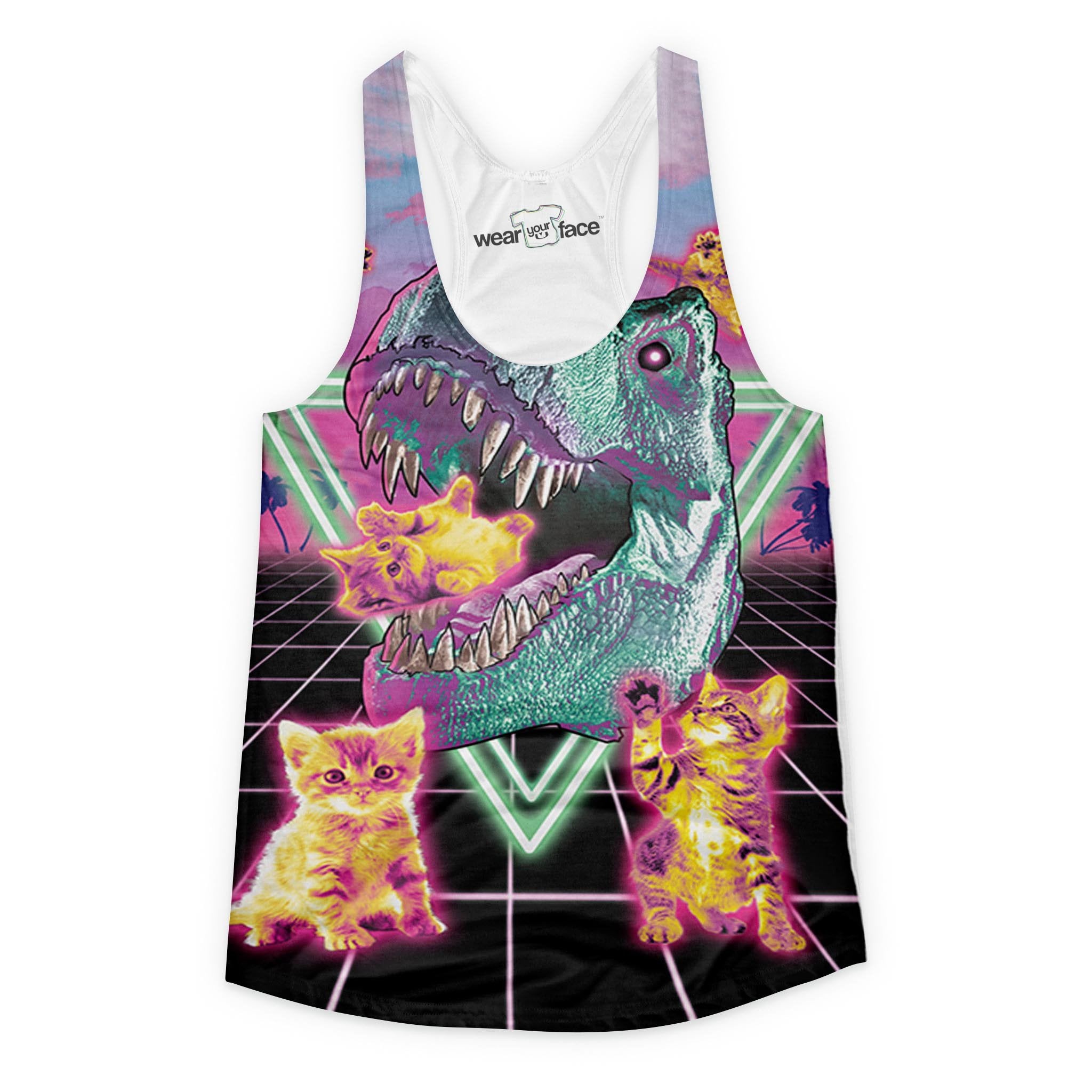 Tron Kittens Girls Tank