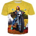 Mona Lisa Motorcycle T-Shirt
