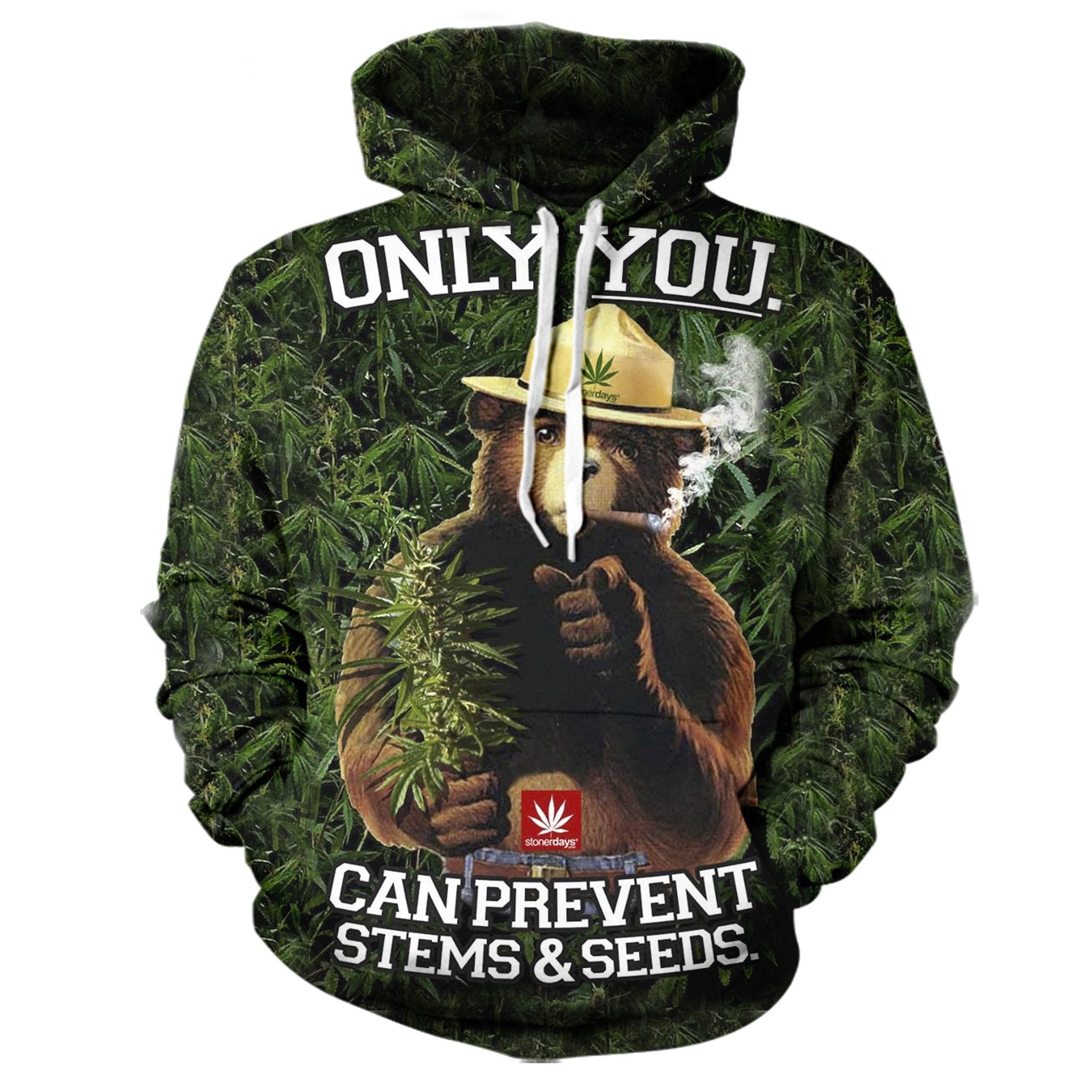 Smokey the Bear Pot Hoodie
