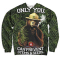 Smokey the Bear Pot Sweatshirt