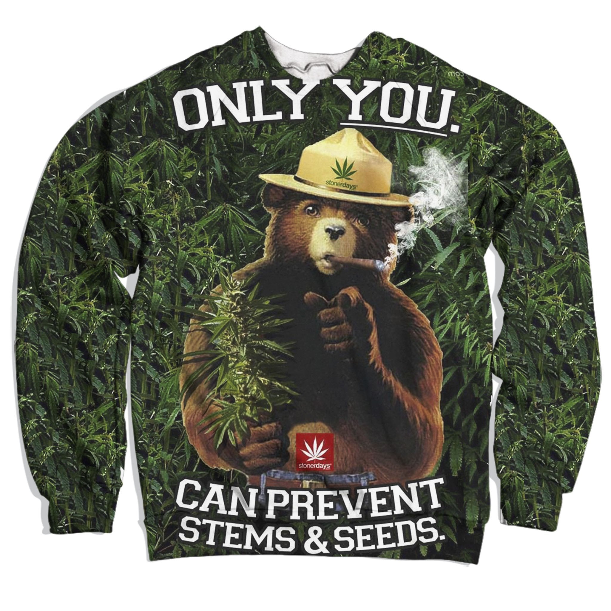 Smokey the Bear Pot Sweatshirt