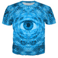 Blue Psychedelic Eye T-Shirt