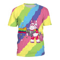 Unicorn rainbow Colorful Tshirt