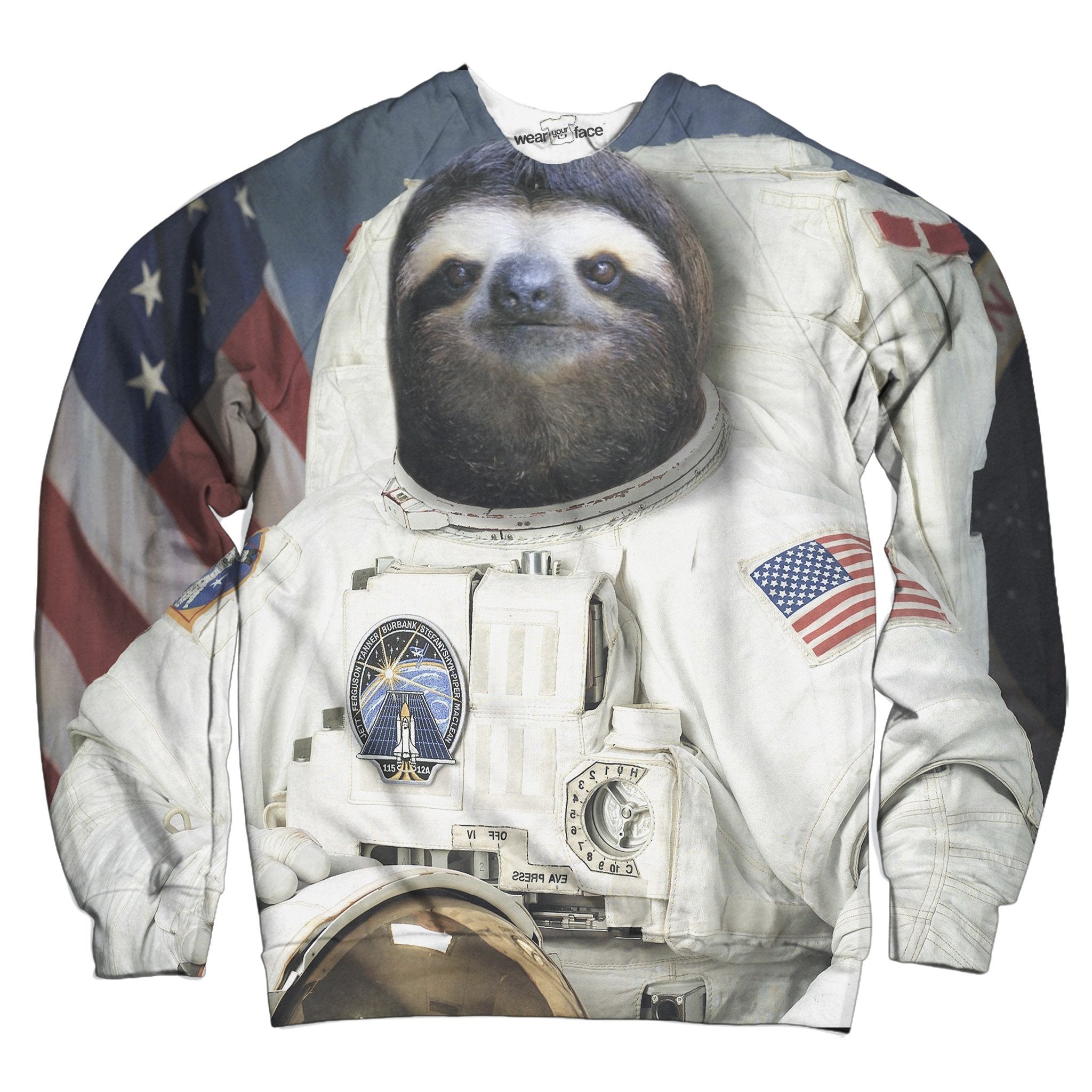 The Sloth Astronaut Mission Sweatshirt