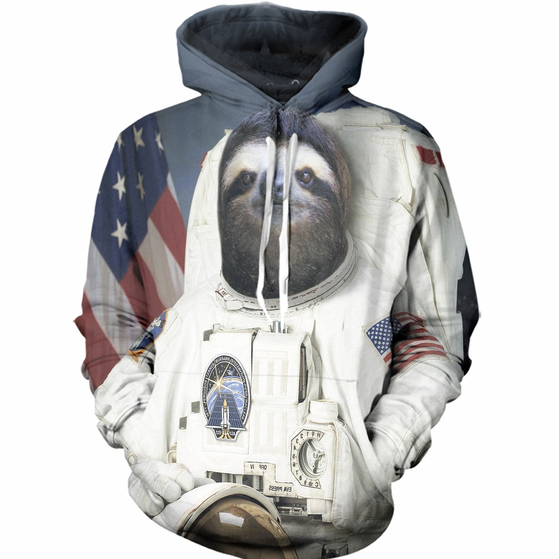 The Sloth Astronaut Mission Hoodie
