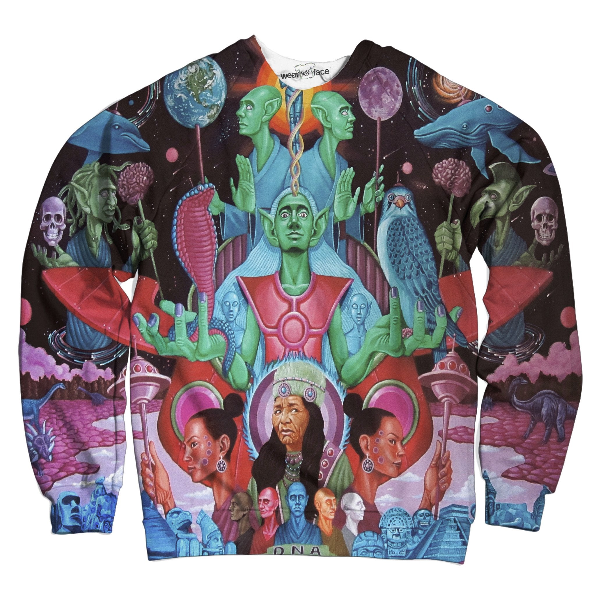 Native Space People Sweatshirt