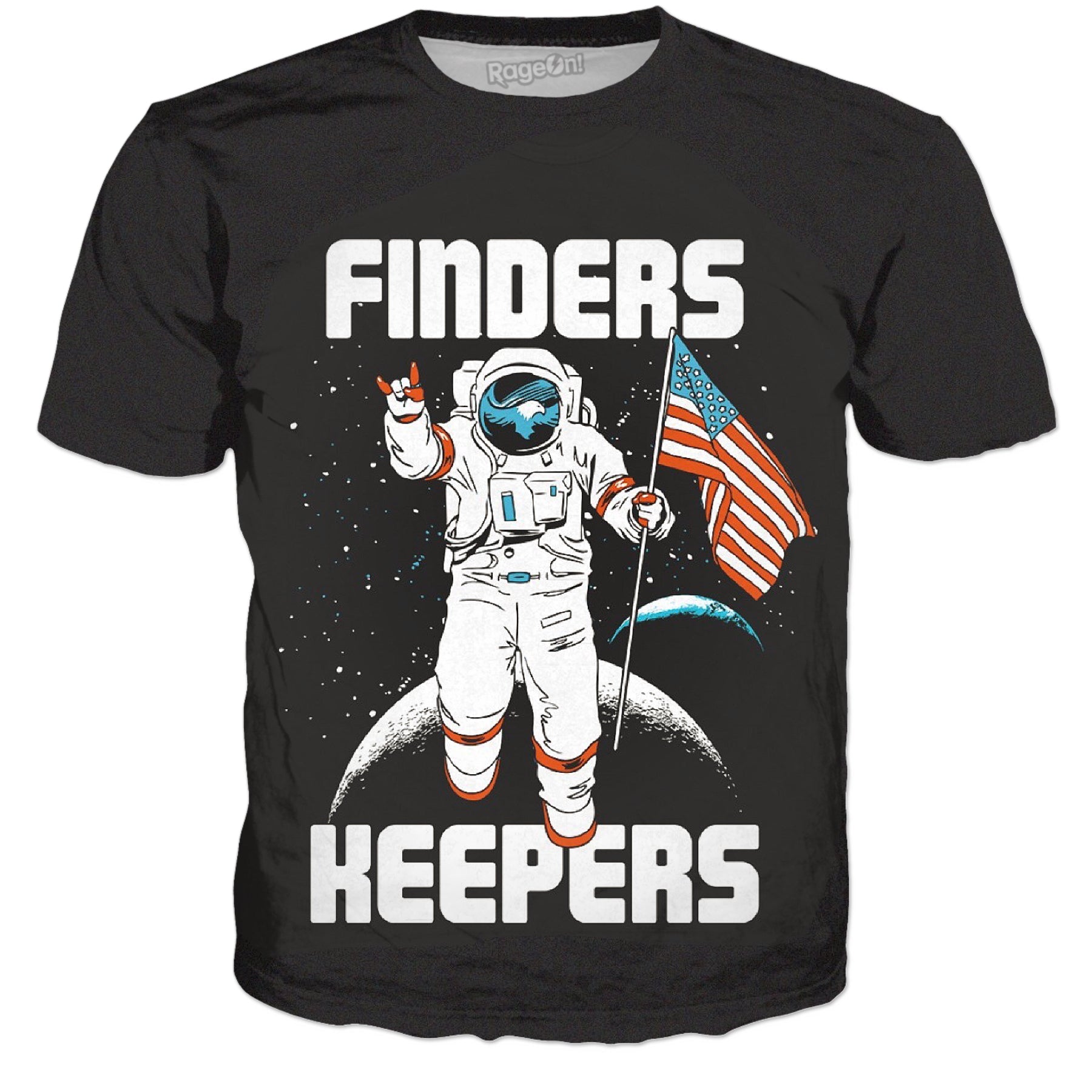 Finders Keepers USA America Moon T-Shirt