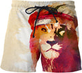 Gym lion Swim Trunks