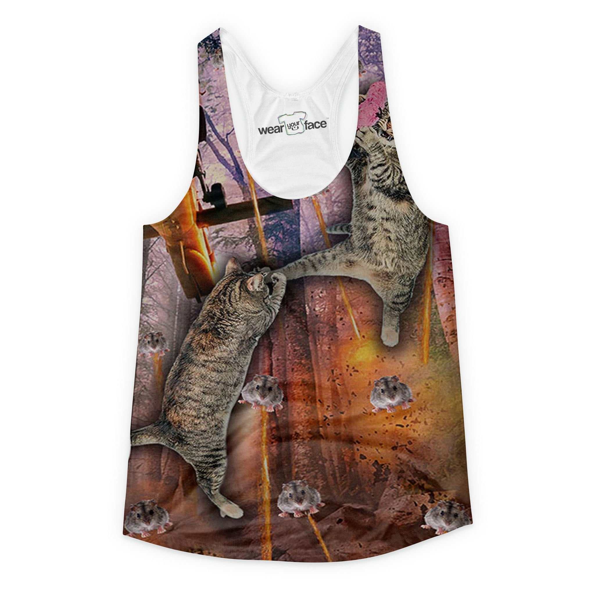 The Feline Chopper Girls Tank