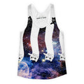 Intergalactic Space Felines Girls Tank