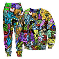 Trippy Faces Track Suit
