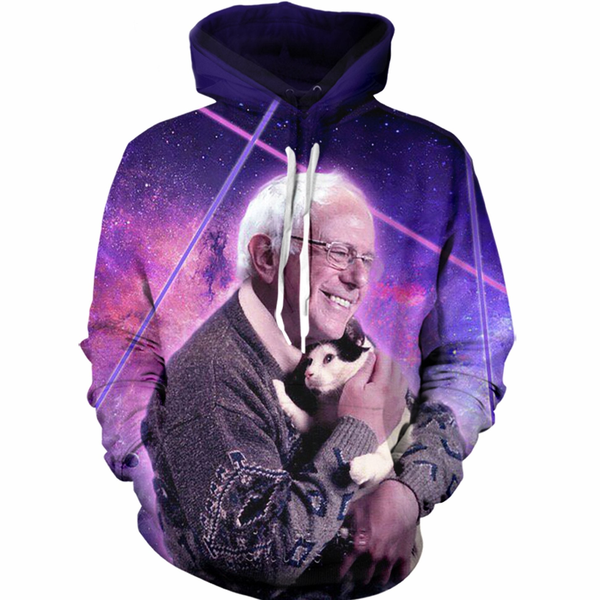 Bernie Sanders Cat Hoodie