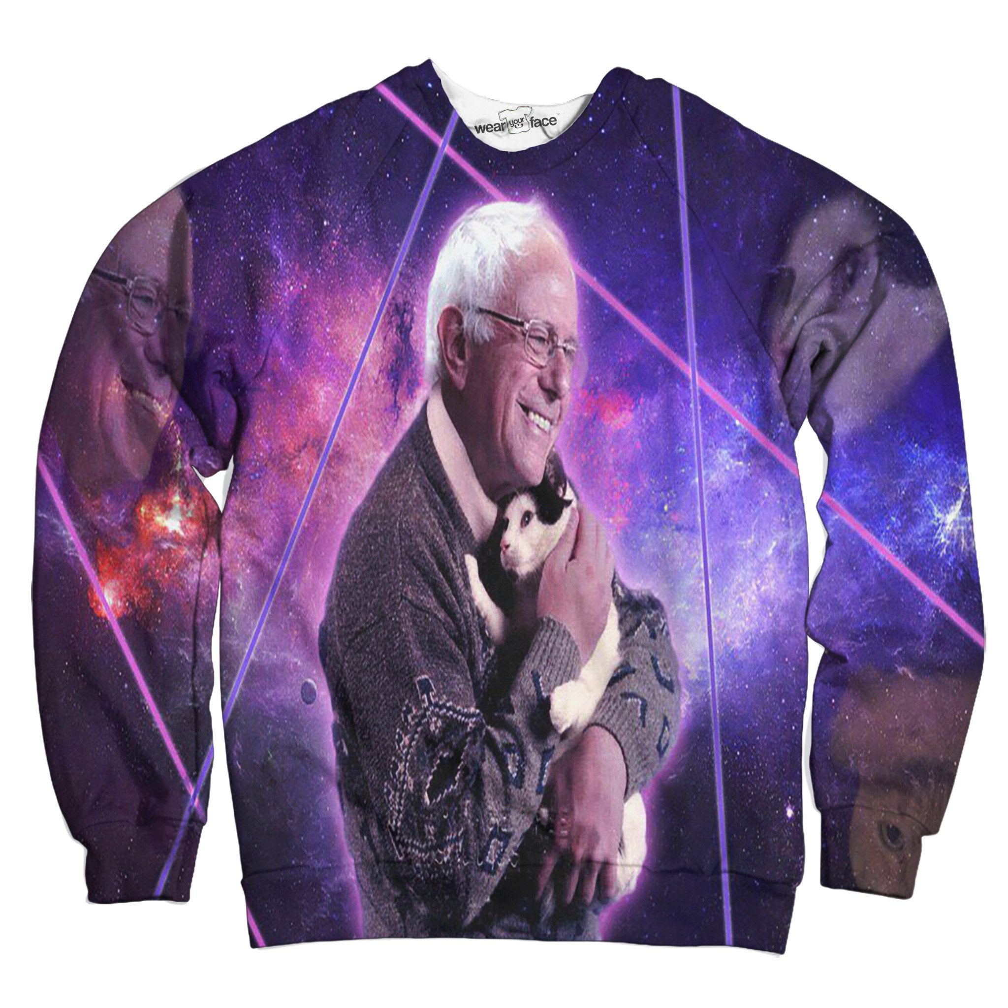 Bernie Sanders Cat Sweatshirt